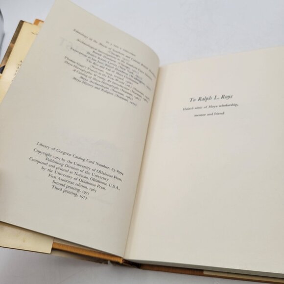 Maya Archaeologist by J. Eric S. Thompson Vintage 1963 Third Printing HCDJ BK050 - Picture 10 of 11